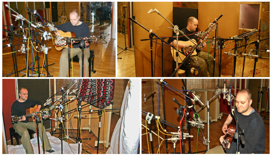 Acoustic guitar mic positions