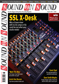SSL X-Desk review (Sound On Sound magazine cover feature)