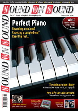 Perfect Piano (Sound On Sound magazine cover feature)