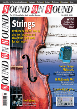 Strings: On A Budget & In A Hurry (Sound On Sound magazine cover feature)