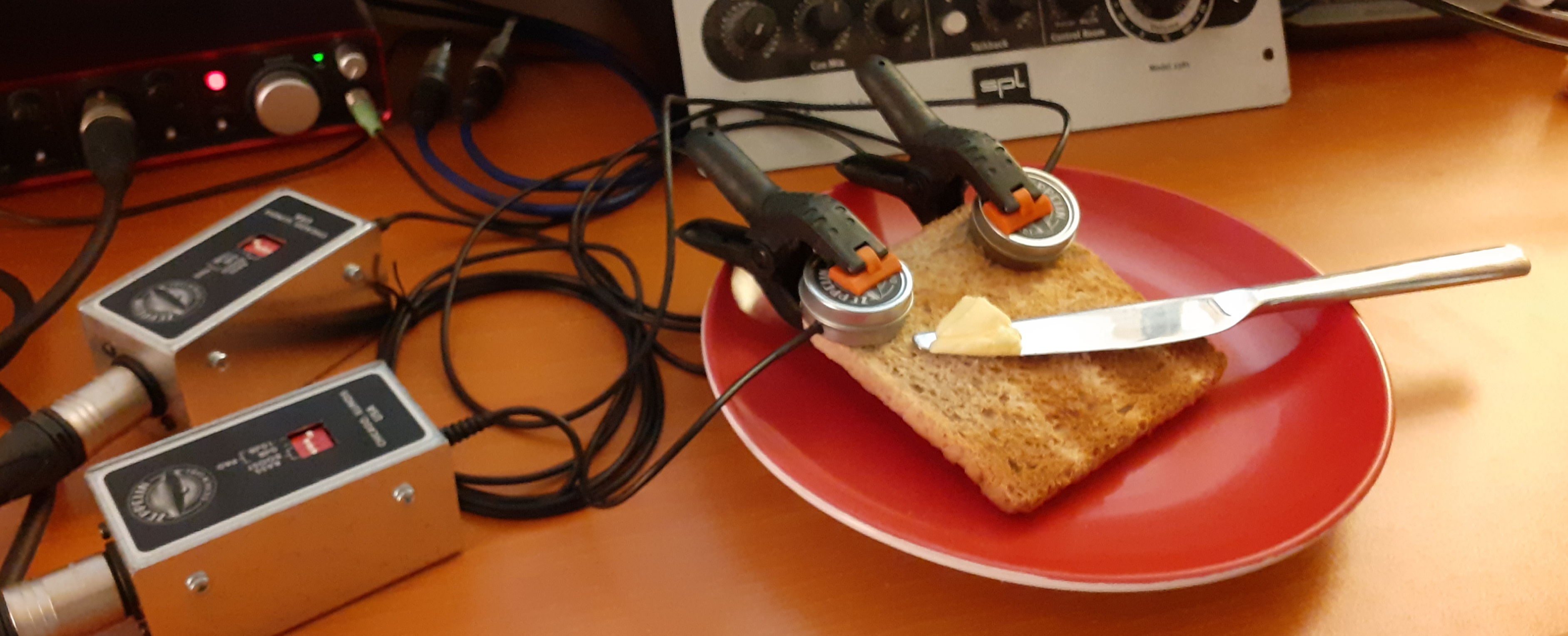 The only way to record your toast stereophonically&hellip;
